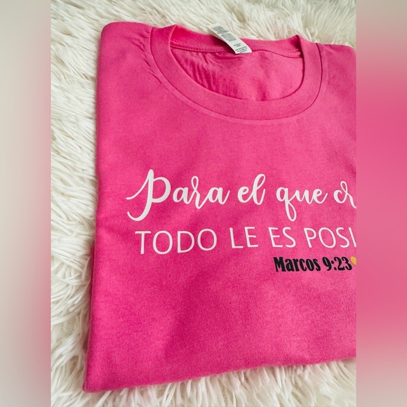 Camisa Personalizada Con Texto Bíblico, si deseas un txt en especial contactame! - Picture 2 of 3